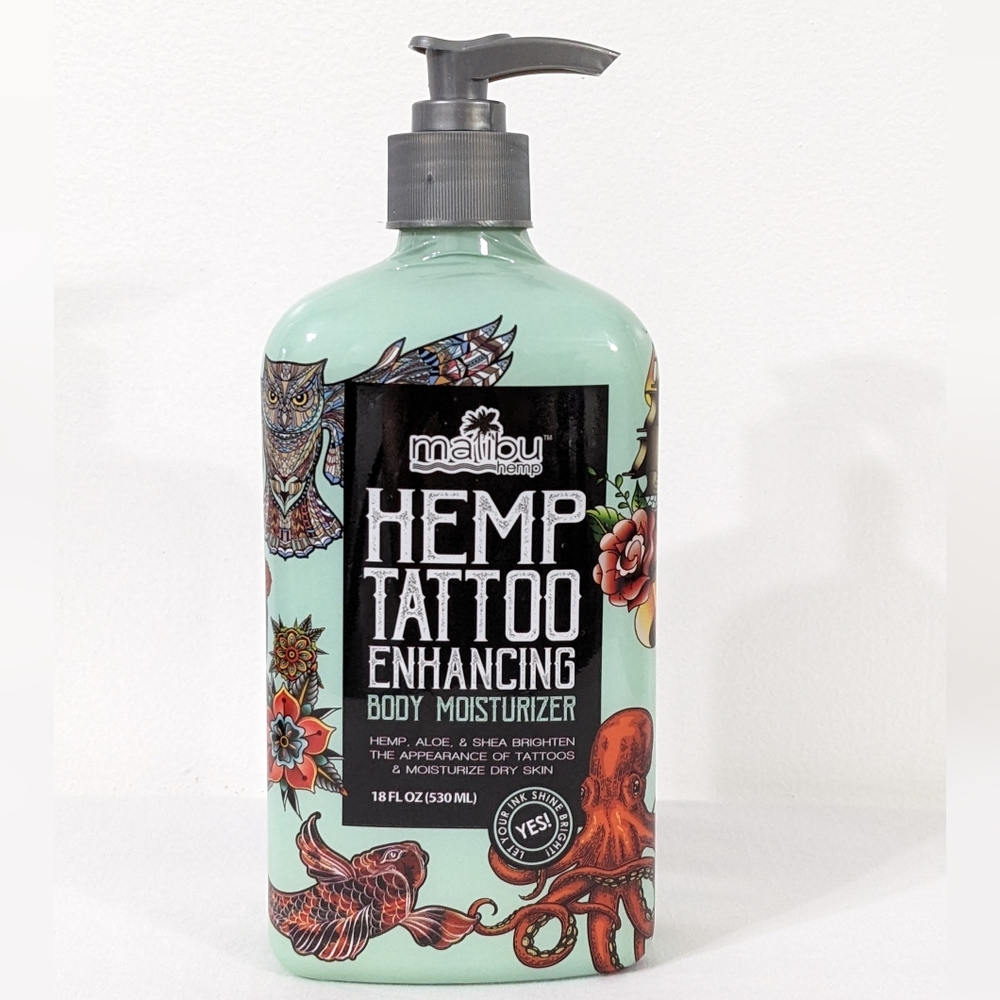 NEW Malibu Hemp Tattoo Enhancing Body Moisturizer